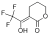 2H-Pyran-2-one, tetrahydro-3-(2,2,2-trifluoro-1-hydroxyethylidene)- (9CI) Struktur