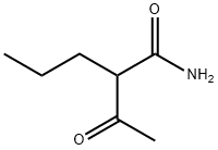 Pentanamide, 2-acetyl- (9CI) Struktur