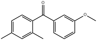 2,4-DIMETHYL-3'-METHOXYBENZOPHENONE Struktur