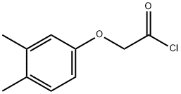 (3,4-dimethylphenoxy)acetyl chloride Struktur