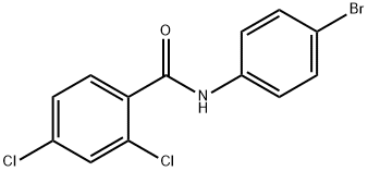 N-(4-bromophenyl)-2,4-dichlorobenzamide Struktur