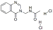 N-[(4-oxoquinazolin-3-yl)methyl]acetamide dihydrochloride Struktur