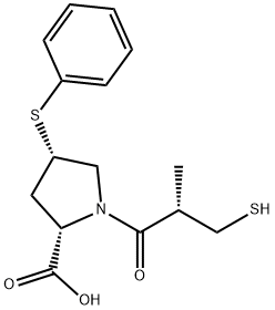 Zofenoprilat Struktur