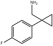 C-[1-(4-FLUORO-PHENYL)-CYCLOPROPYL]-METHYLAMINE Struktur