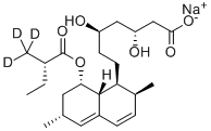 LOVASTATIN HYDROXY ACID, SODIUM SALT Struktur