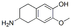 2-amino-6-hydroxy-7-methoxytetralin Struktur