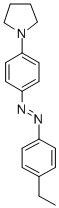 4'-ethyl-4-N-pyrrolidinylazobenzene Struktur