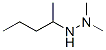 1,1-Dimethyl-2-(1-methylbutyl)hydrazine Struktur