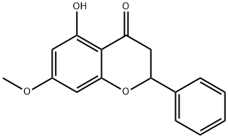 5-HYDROXY-7-METHOXYFLAVANONE Struktur