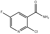 2-chloro-5-fluoronicotinaMide Struktur