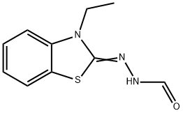 Hydrazinecarboxaldehyde, (3-ethyl-2(3H)-benzothiazolylidene)- (9CI) Struktur