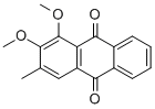 1,2-DIMETHOXY-3-METHYLANTHRAQUINONE Struktur