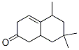 3,5,6,7,8,8a-Hexahydro-5,7,7-trimethyl-2(1H)-naphthalenone Struktur