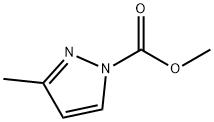 1H-Pyrazole-1-carboxylicacid,3-methyl-,methylester(9CI) Struktur