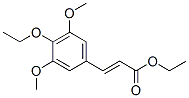 3-(4-Ethoxy-3,5-dimethoxyphenyl)propenoic acid ethyl ester Struktur