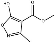 4-Isoxazolecarboxylic acid, 5-hydroxy-3-methyl-, methyl ester (9CI) Struktur