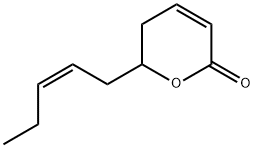 5,6-Dihydro-6-[(Z)-2-pentenyl]-2H-pyran-2-one Struktur