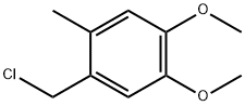 1-(CHLOROMETHYL)-4,5-DIMETHOXY-2-METHYLBENZENE Struktur