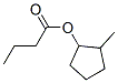 Butanoic acid, 2-methylcyclopentyl ester (9CI) Struktur