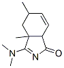 3-(Dimethylamino)-3a,4,5,7a-tetrahydro-3a,5-dimethyl-1H-isoindol-1-one Struktur