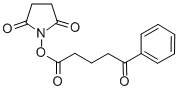 2,5-DIOXOPYRROLIDIN-1-YL 5-OXO-5-PHENYLPENTANOATE Struktur