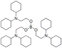 tris[2-(dicyclohexylamino)ethyl] borate  Struktur