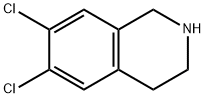 6,7-DICHLORO-1,2,3,4-TETRAHYDROISOQUINOLINE Struktur