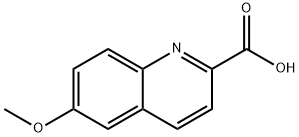 6-METHOXY-QUINOLINE-2-CARBOXYLIC ACID Struktur