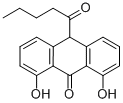 10-valeryl dithranol Struktur