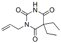 1-Allyl-5,5-diethylpyrimidine-2,4,6(1H,3H,5H)-trione Struktur