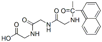 1-naphthylacetylglycyl-glycyl-glycine Struktur