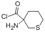 2H-Thiopyran-3-carbonyl chloride, 3-aminotetrahydro- (9CI) Struktur