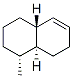 Naphthalene, 1,2,3,4,4a,7,8,8a-octahydro-1-methyl-, (1alpha,4abeta,8aalpha)- (9CI) Struktur