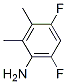 Benzenamine, 4,6-difluoro-2,3-dimethyl- (9CI) Struktur