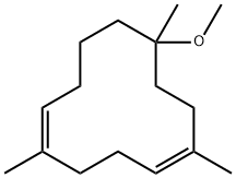 10-methoxy-1,5,10-trimethyldodeca-1,5-diene  Struktur