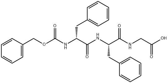 N-CBZ-D-PHE-PHE-GLY Struktur