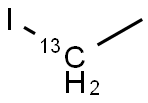 IODOETHANE-1-13C Struktur