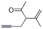 5-Hexyn-2-one, 3-(1-methylethenyl)- (9CI) Struktur