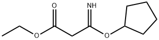 Acetic acid, (cyclopentyloxy)imino-, ethyl ester (9CI) Struktur