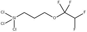 trichloro[3-(1,1,2,2-tetrafluoroethoxy)propyl]silane Struktur