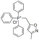 [(3-methylisoxazol-5-yl)methyl]triphenylphosphonium chloride Struktur