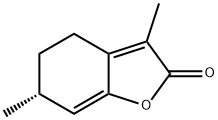 2(4H)-Benzofuranone, 5,6-dihydro-3,6-dimethyl-, (6R)- Struktur