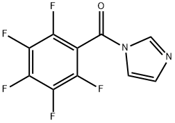 N-PENTAFLUOROBENZOYLIMIDAZOLE Struktur