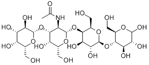 Asiaol-Gm1-tetrasaccharide Struktur