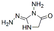 2,4-Imidazolidinedione,3-amino-,2-hydrazone(9CI) Struktur