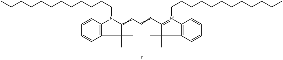 1,1'-DIDODECYL-3,3,3',3'-TETRAMETHYLINDOCARBOCYANINE PERCHLORATE Struktur