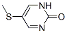 2(1H)-Pyrimidinone, 5-(methylthio)- (9CI) Struktur