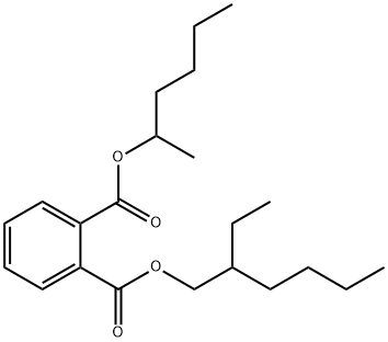 PHTHALIC ACID, HEXYL-2-ETHYLHEXYL ESTER Struktur