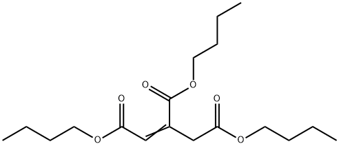 tributyl prop-1-ene-1,2,3-tricarboxylate Struktur