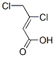 (Z)-3,4-Dichloro-2-butenoic acid Struktur